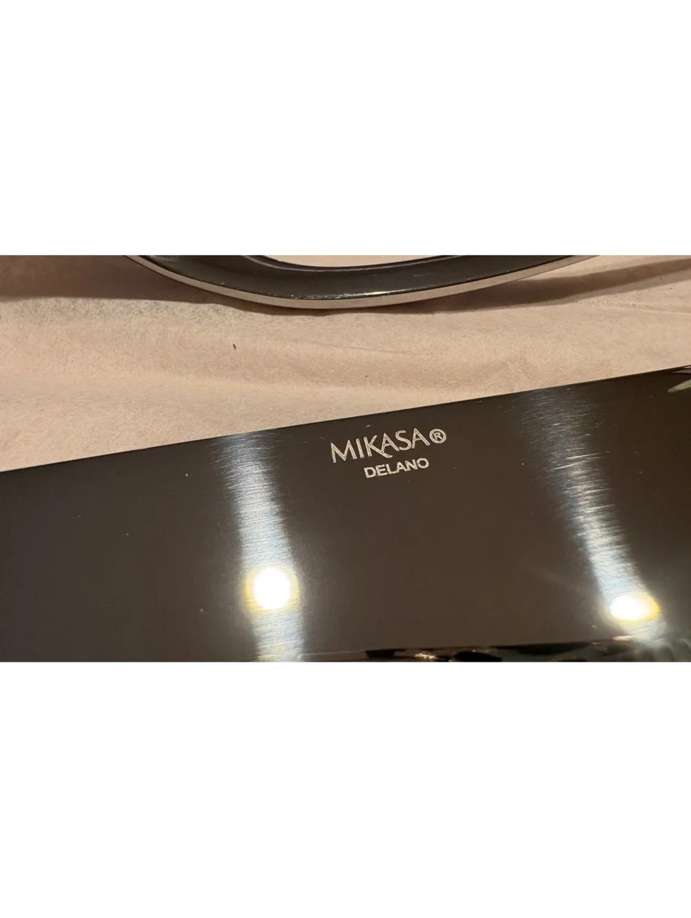 Mikasa Delano 2-Piece Forged Carving Knife & Fork Set 18/0 Stainless Steel